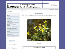 Tablet Screenshot of kirche-spork-wendlinghausen.de